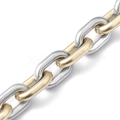 Handmade Spray Painted CCB Cable Chains AJEW-JB00718-1