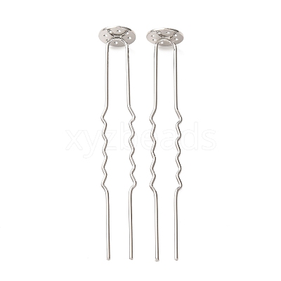 Brass Hair Fork Findings KK-H298-02B-1