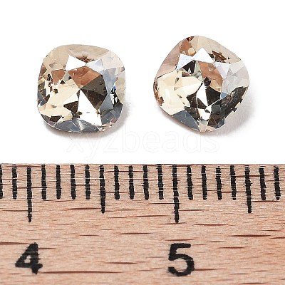 K9 Glass Rhinestone Cabochons GLAA-H034-04B-001GS-1