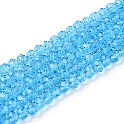 Glass Beads Strands EGLA-A044-T4mm-D08-1