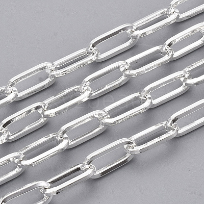 Unwelded Iron Paperclip Chains CH-S125-02F-S-1