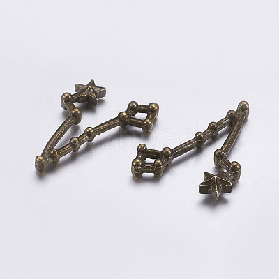 Alloy Cabochons PALLOY-L204-12AB-1