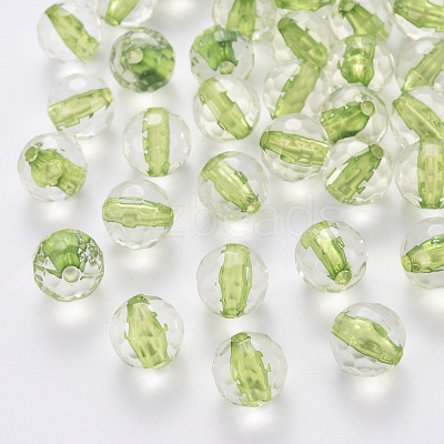 Transparent Acrylic Beads TACR-S154-11A-83-1