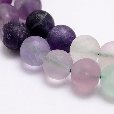 Natural Fluorite Bead Strands X-G-A163-06-8mm-1