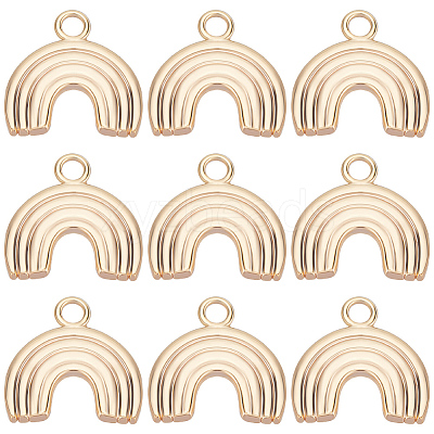 10Pcs Brass Charms KK-BBC0011-25-1