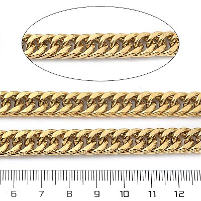 Ion Plating(IP) 304 Stainless Steel Cuban Link Chains CHS-E030-04A-G-1