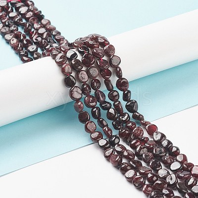 Natural Garnet Beads Strands G-L478-52-1