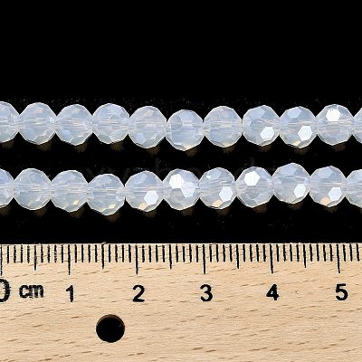 Electroplate Glass Beads Strands EGLA-A035-J6mm-A06-1