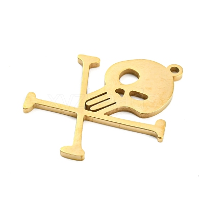 304 Stainless Steel Pendants STAS-Q255-05G-1