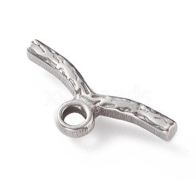 Non-Tarnish 304 Stainless Steel Toggle Clasps Parts STAS-K209-02P-1