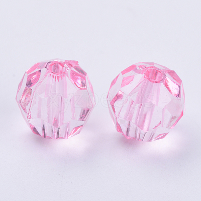 Transparent Acrylic Beads TACR-Q257-6mm-V03-1