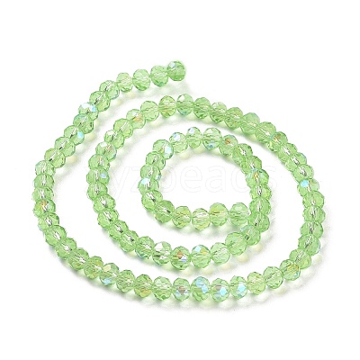 Electroplate Glass Beads Strands X1-EGLA-A034-T6mm-L17-1