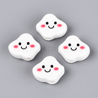 Handmade Porcelain Ceramic Beads PORC-T134-20A-1