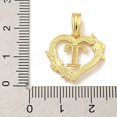 Heart Brass Pendants KK-I714-04G-T-1