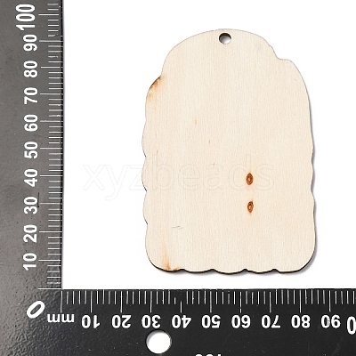 Halloween Printed Wooden Big Pendants WOOD-I016-01H-1