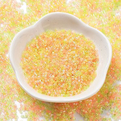 Transparent Colours Glass Seed Beads SEED-H003-01J-1