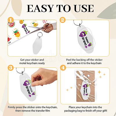 DIY Keychain Making Kits DIY-GO0002-54C-1