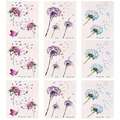 Dandelion Body Art Tattoos JX100A-1