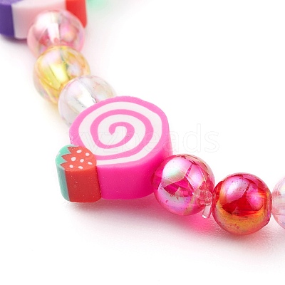 Stretch Kids Bracelets BJEW-JB06326-01-1