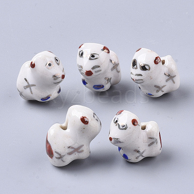 Handmade Porcelain Beads PORC-N004-80-1