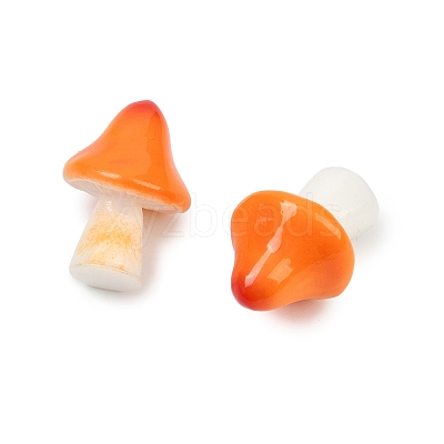 Mushroom Themes Resin Display Decorations DJEW-S002-01A-1
