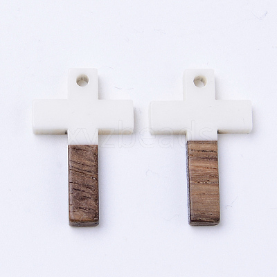 Resin & Walnut Wood Pendants LS-X-RESI-N025-012A-B05-1