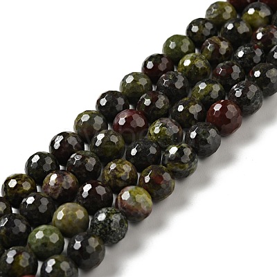 Natural Dragon Blood Beads Strands G-E571-30B-1