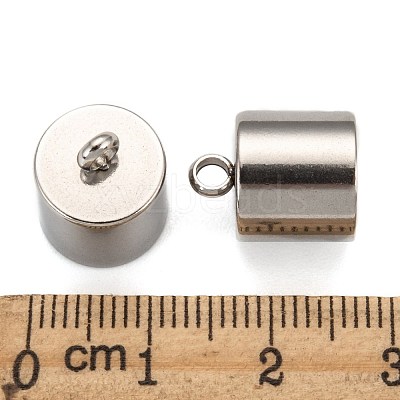 Tarnish Resistant 304 Stainless Steel Cord Ends STAS-K004-10mm-01-1
