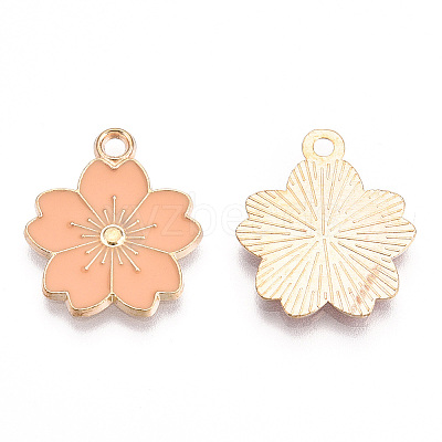 Alloy Enamel Pendants ENAM-S121-115K-1