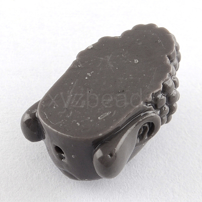 Dyed Buddha Head Synthetical Coral Beads CORA-R011-15-1