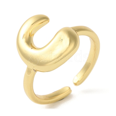 Brass Open Cuff Rings RJEW-U008-06C-G-1