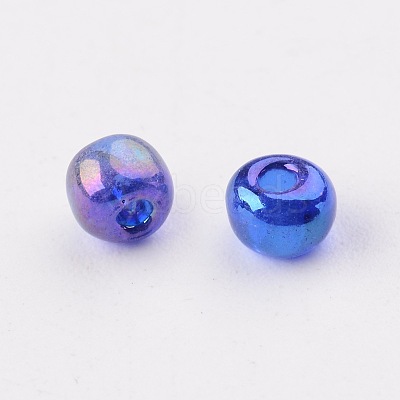 (Repacking Service Available) Round Glass Seed Beads SEED-C016-4mm-168-1