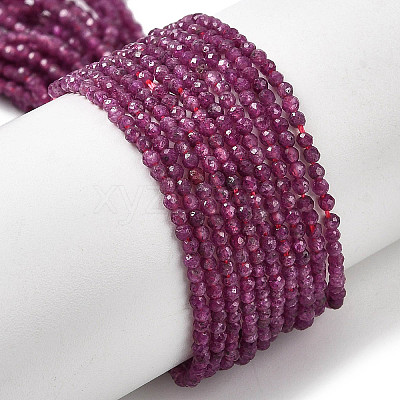 Natural Ruby Beads Strands X-G-K366-C09-2mm-1