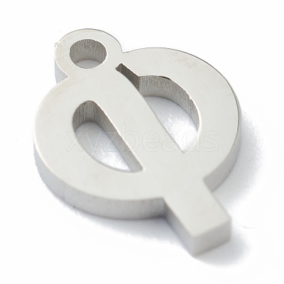 Non-Tarnish 304 Stainless Steel Charms STAS-G244-01F-1