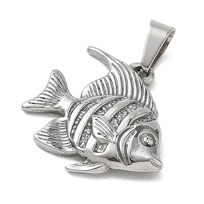 304 Stainless Steel Pendants LS-STAS-B141-03F-P-1