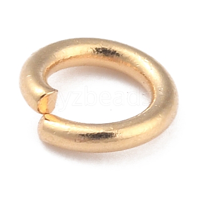 Rack Plating Brass Open Jump Rings X-KK-O139-18J-G-1