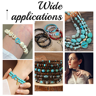 15 Styles Synthetic Turquoise & Natural Magnesite Beads Sets TURQ-AR0001-52-1