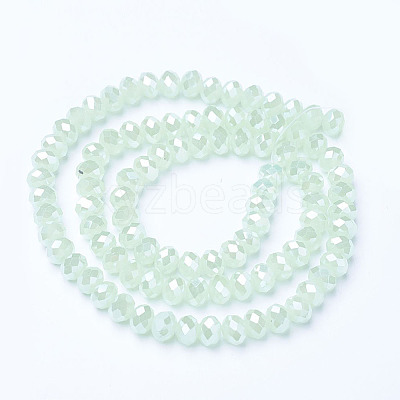 Electroplate Glass Beads Strands EGLA-A034-J2mm-B03-1