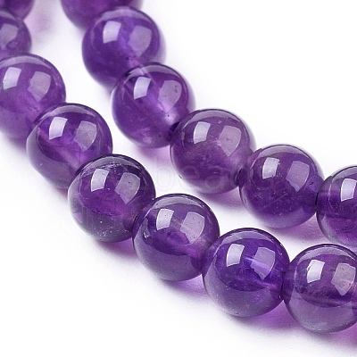 Natural Amethyst Beads Strands X-G-G099-4mm-2-1
