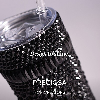 Preciosa® Crystal Hotfix Flatback Stones Y-PRC-HSS12-60010-1