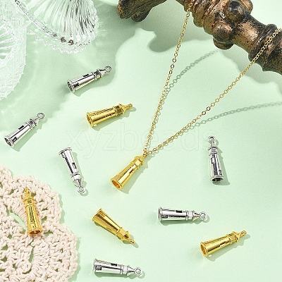 40Pcs 2 Colors Tibetan Style Zinc Alloy Pendants FIND-YW0010-69-1