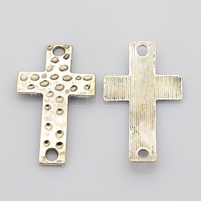 Alloy Hammered Cross Links connectors PALLOY-AD49200-AS-FF-1