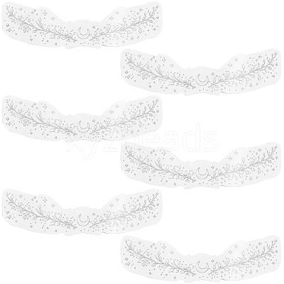 10Pcs Transfer Sticker Proof Removable Temporary Tattoos Stickers DIY-SP0003-65B-04-1