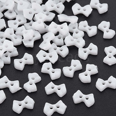 2-Hole Plastic Buttons BUTT-N018-028-10-1
