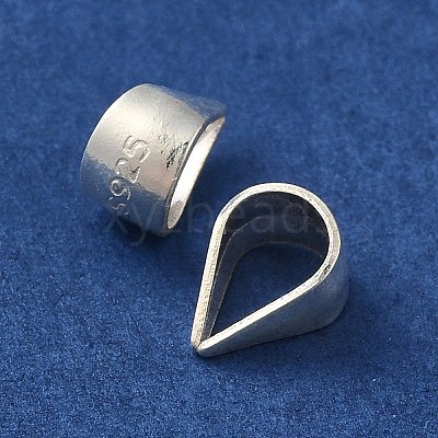 925 Sterling Silver Snap on Bails STER-K177-04C-S-1