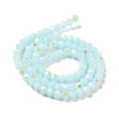 Opaque Glass Beads Strands EGLA-A035-P4mm-L10-1