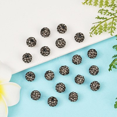 Pave Disco Ball Beads RB-H258-8MM-215-1