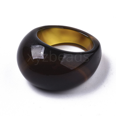 Natural Agate Rings G-N0326-033-1
