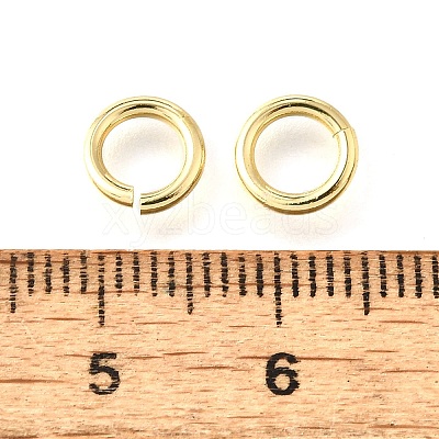Brass Open Jump Rings KK-V007-004G-02-1