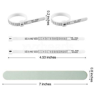 Ring Size US Official American Finger Measure TOOL-SZ0001-11-1